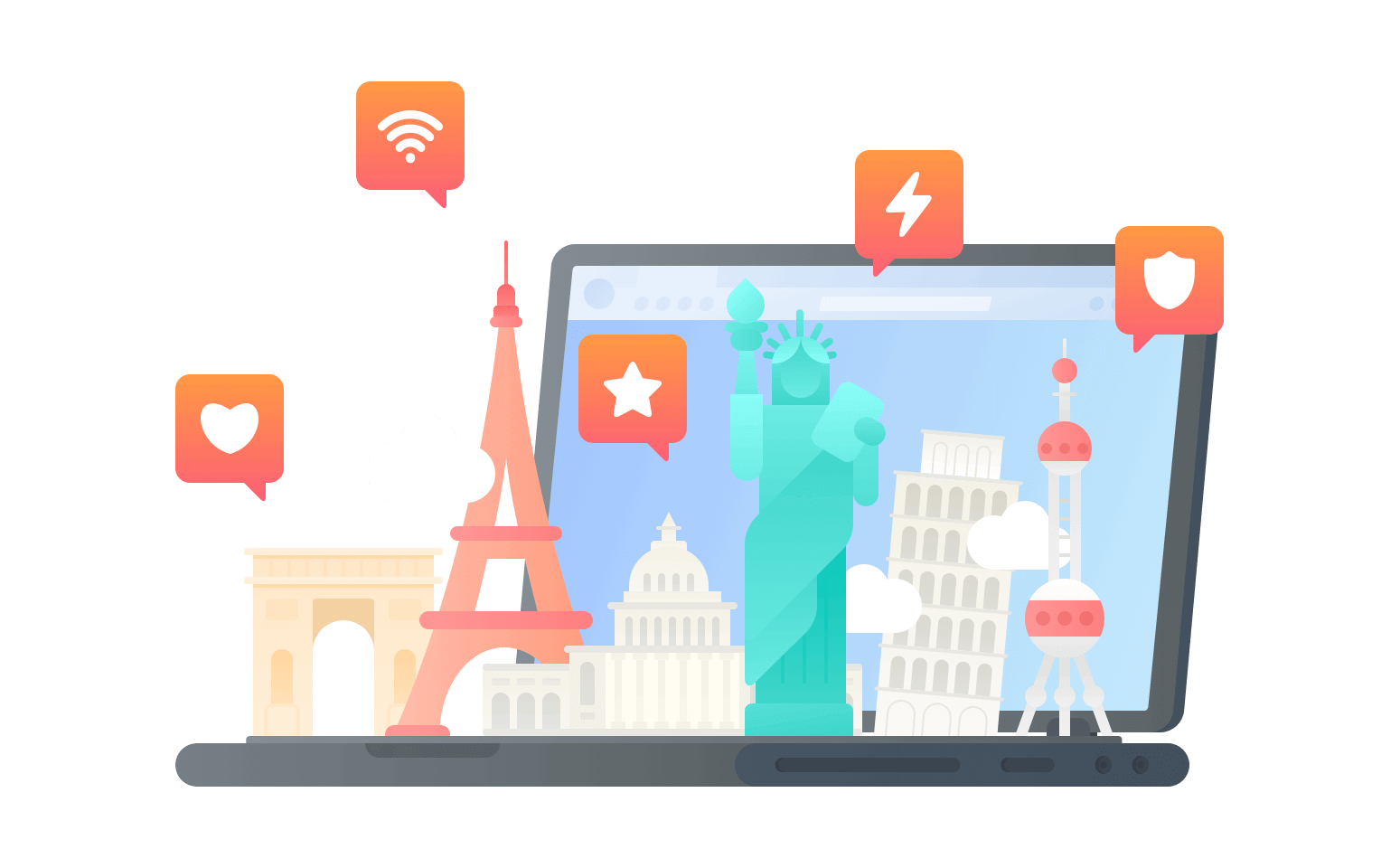 在新喀里多尼亚岛通过VPN看国内电视 - 海龟VPN